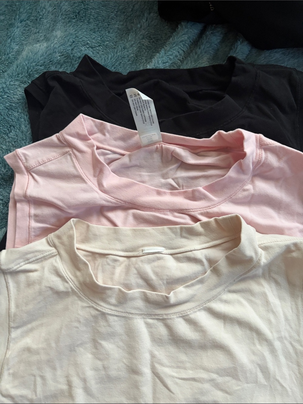 Sleeveless Crewneck Tank Top - Cream, Pink & Black - Picture 4 of 4